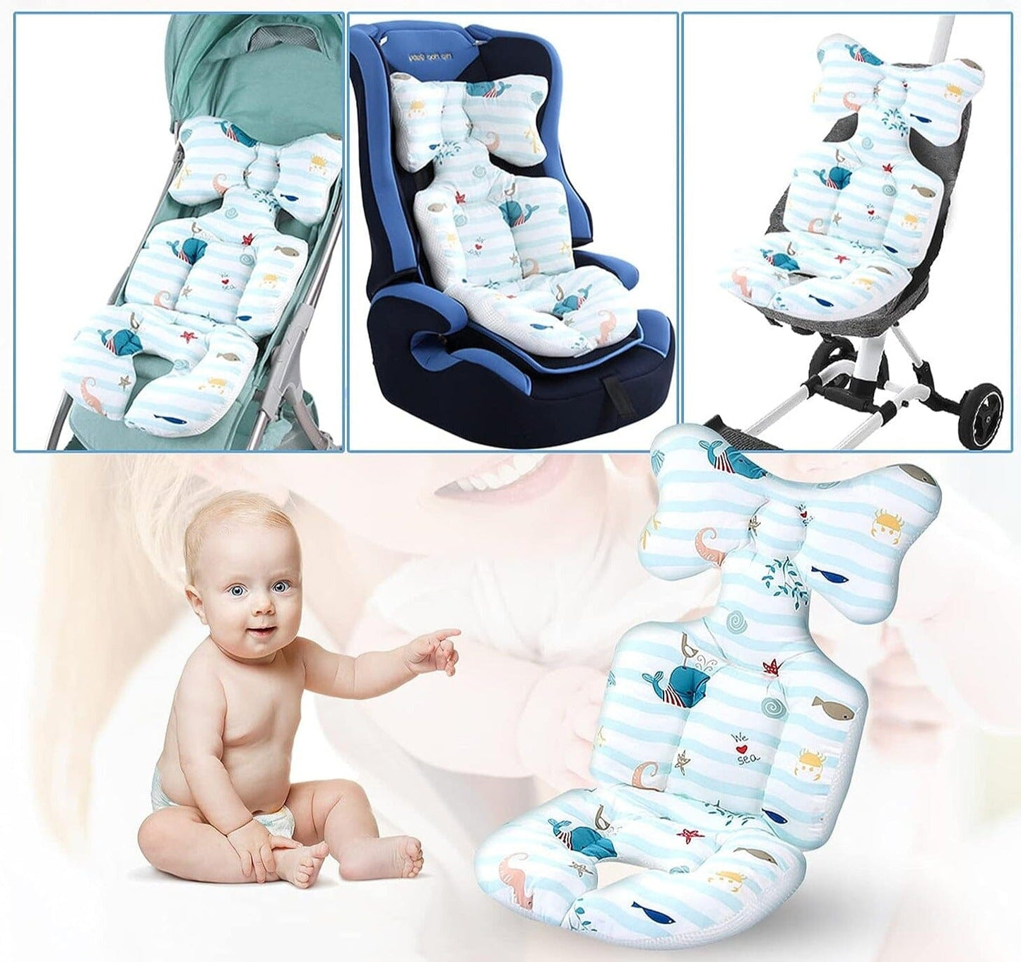 ComfyBabe™ - Coussin siège et poussette Auto - Brico-Bébé.com