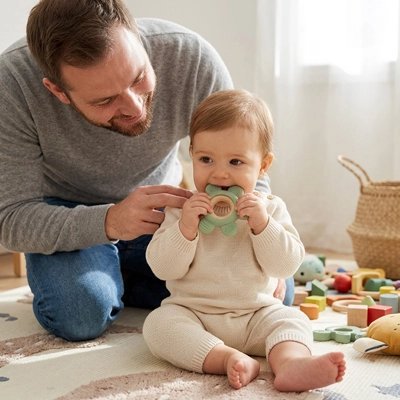 Anneau de dentition | Silicone Ultra-Doux - Brico-Bébé.com