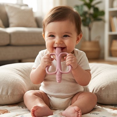 Anneau dentition bébé | Ancre apaisante - Brico-Bébé.com