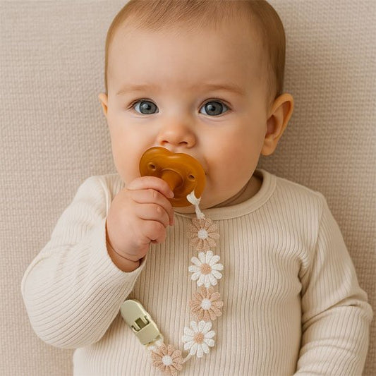 Attache tétine | Marguerites joyeuses - Brico - Bébé.com