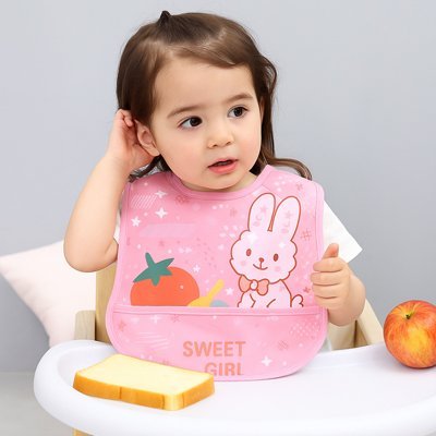 Bavoir bebe | Imperméable avec poche récupératrice - Brico - Bébé.com