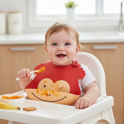 Bavoir silicone | UltraPratique - Brico - Bébé.com