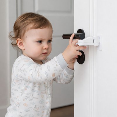 Bloque porte bebe | Protection Anti-Pincement - Brico-Bébé.com