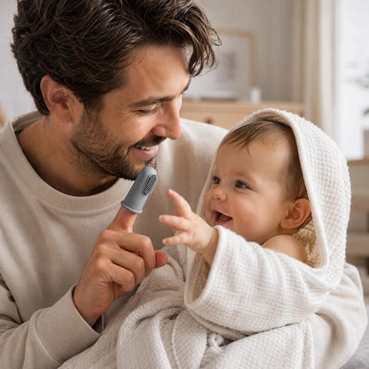 Brosse a dent pour bebe | Silisoft - Brico-Bébé.com