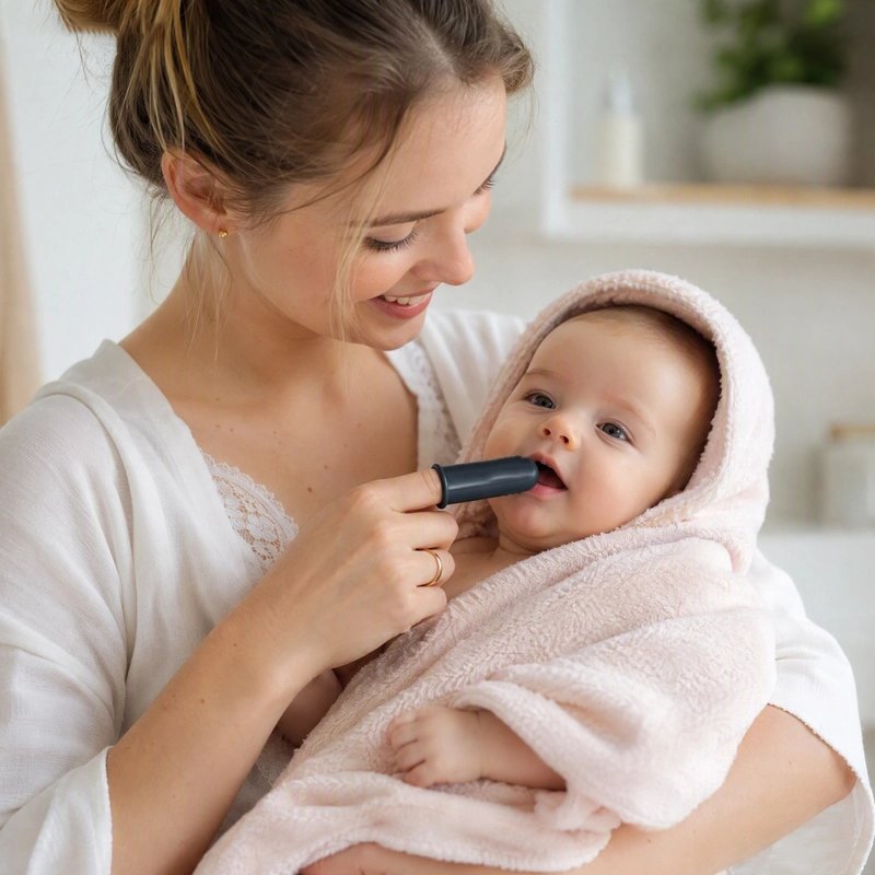 Brosse a dent pour bebe | Silisoft - Brico-Bébé.com
