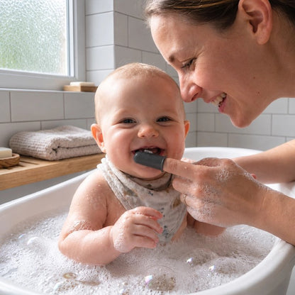 Brosse a dent pour bebe | Silisoft - Brico-Bébé.com
