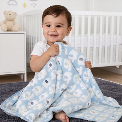 Couverture bebe | Doux Coton Bio - Brico - Bébé.com