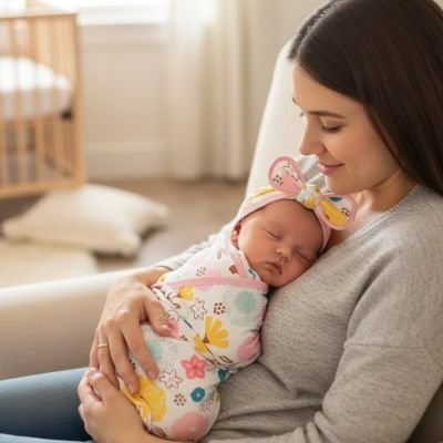 Couverture d'emmaillotage | Douce et Sécurisante - Brico - Bébé.com