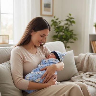 Couverture emmaillotage | Douceur Sécurisante - Brico - Bébé.com