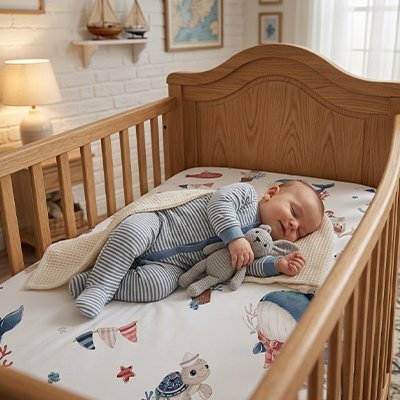 Drap housse lit bébé | Coton Respirant - Brico - Bébé.com