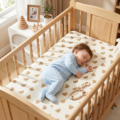 Drap housse lit bébé | Douceur Respirante - Brico - Bébé.com