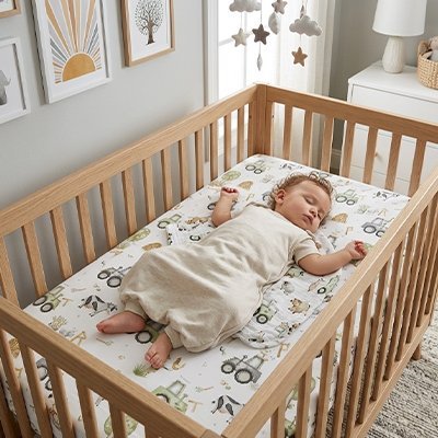 Drap housse lit bébé | Douceur Sécurisée - Brico - Bébé.com