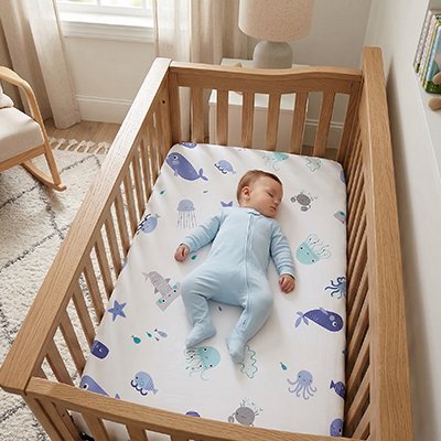 Drap housse lit bebe | Doux sommeil - Brico - Bébé.com