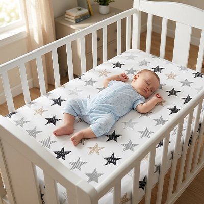 Drap housse lit bebe | Ultra - doux - Brico - Bébé.com