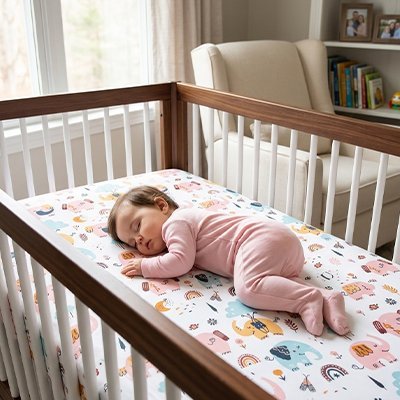 Drap housse lit bebe | Ultra - doux - Brico - Bébé.com