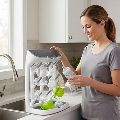 Égouttoir Biberon | Pratique & Hygiénique - Brico - Bébé.com
