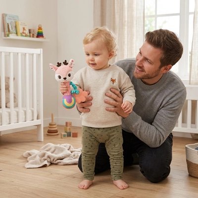 Hochet bébé | Évolutif Compagnon - Brico-Bébé.com