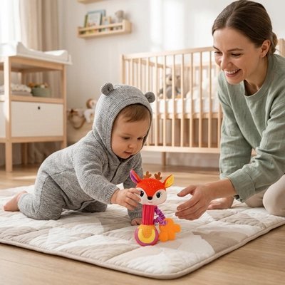 Hochet bébé | Évolutif Compagnon - Brico-Bébé.com