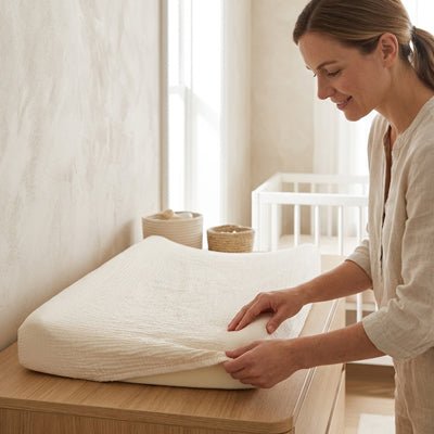 Housse matelas à langer | Fleur d'été - Brico - Bébé.com
