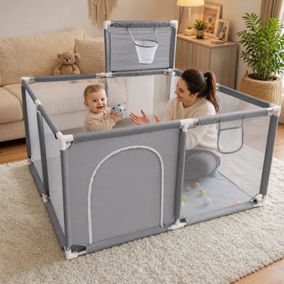 Parc bébé | Sécurisé Adaptatif - Brico-Bébé.com