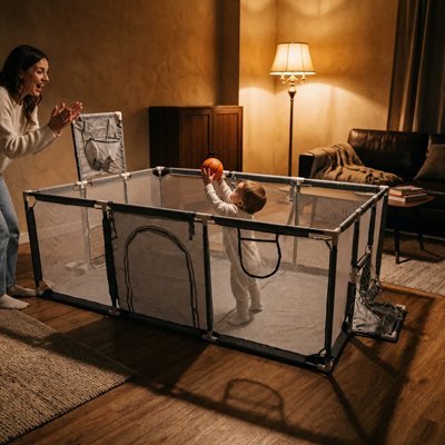 Parc bébé | Sécurisé Adaptatif - Brico-Bébé.com