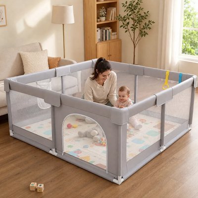 Parc bébé | Sécurisé et Bienveillant - Brico-Bébé.com