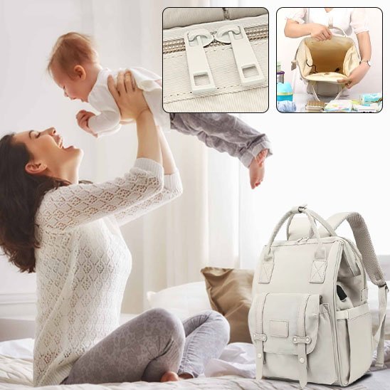 Sac à langer | Multipoches Moderne - Brico - Bébé.com