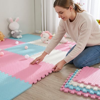Tapis mousse puzzle | Sécurisé Confortable - Brico-Bébé.com