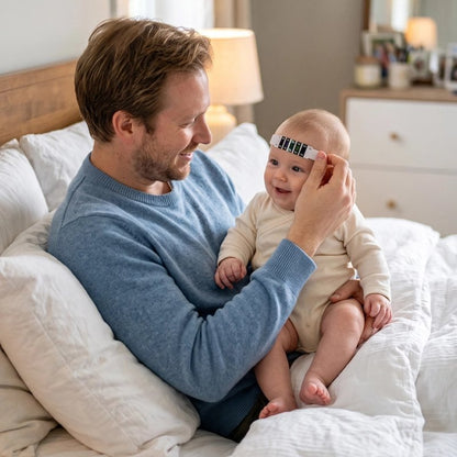 Thermomètre frontal | Cristaux liquides réactifs - Brico-Bébé.com