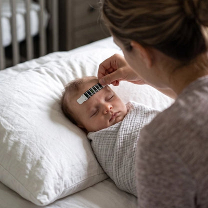 Thermomètre frontal | Cristaux liquides réactifs - Brico-Bébé.com