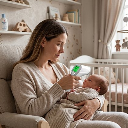 thermomètre frontal | Infrarouge Sans Contact - Brico - Bébé.com