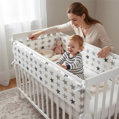 Tour de lit bébé | Douceur Sécurisée - Brico - Bébé.com