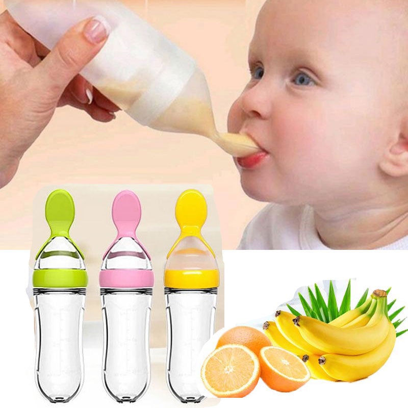 Biberon avec cuillère pour nouveau-né | EasyBottle™ - Brico-Bébé.com